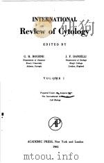 INTERNATIONAL REVIEW OF CYTOLOGY VOLUME 11（ PDF版）