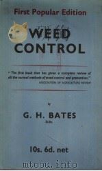 WEED CONTROL     PDF电子版封面    G.H.BATES 