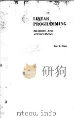 LINEAR PROGRAMMING     PDF电子版封面    SAUL I·GASS 