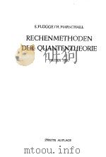 RECHENMETHODEN DER QUANTENTHEROIE     PDF电子版封面     