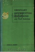 ORDINARY DIFFERENTIAL EQUATIONS AND THEIR SOLUTIONS（ PDF版）