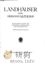 LANDHAUSER VON HERMANN MUTHESIUS     PDF电子版封面     