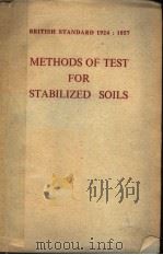 BRITISH STANDARD METHODS OF TEST FOR STABILIZED SOILS（ PDF版）