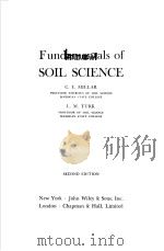 FUNDAMENTALS OF SOIL SCIENCE SECOND EDITION     PDF电子版封面    C.E.MILLAR AND L.M.TURK 
