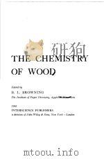 THE CHEMISTRY OF WOOD（ PDF版）