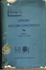 APPLIED ENGLISH LINGUISTICS     PDF电子版封面    HAROLD B.ALLEN 