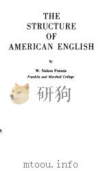 THE STRUCTURE OF AMERICAN ENGLISH（ PDF版）
