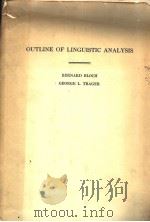 OUTLINE OF LINGUISTIC ANALYSIS   1942  PDF电子版封面     