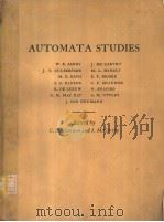AUTOMATA STUDIES     PDF电子版封面    C.E.SHANNON  J.M.CCARTHY 