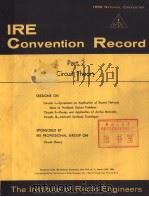 1956 NATIONAL CONVENTION IRE CONVENTION RECORD PART 2 CIRCUIT THEORY     PDF电子版封面     