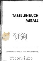 TABELLENBUCH METALL     PDF电子版封面    BRUNO STANGE 