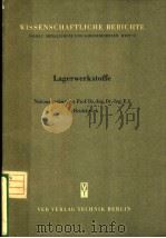 LAGERWERKSTOFFE     PDF电子版封面    E.HEIDEBROEK 