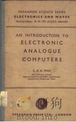INTRODUCTION TO ELECTRONIC ANALOGUE COMPUTERS（1955 PDF版）