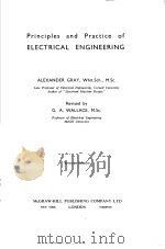 PRINCIPLES AND PRACTICE OF ELECTRICAL ENGINEERING SEVENTH EDITION     PDF电子版封面    G.A.WALLACE 