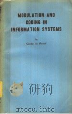 MODULATION AND CODING IN INFORMATION SYSTEMS     PDF电子版封面    GORDON M.RUSSELL 