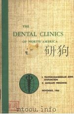 THE DENTAL CLINICS OF NORTH AMERICA  NOVEMBER 1966     PDF电子版封面     