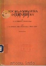 LOCAL ANALGESIA IN DENTISTRY  SECOND EDITION（1979 PDF版）