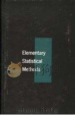 ELEMENTARY STATISTICAL METHODS AS APPLIED TO BUSINESS AND ECONOMIC DATA REVISED EDITION     PDF电子版封面     
