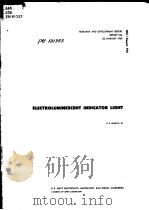 ELECTROLUMINESCENT INDICATOR LIGHT     PDF电子版封面     