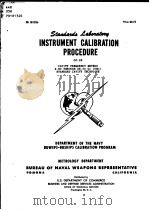 INSTRUMENT CALIBRATION PROCEDURE GF-02     PDF电子版封面     