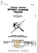 INSTRUMENT CALIBRATION PROCEDURE AQ-15     PDF电子版封面     