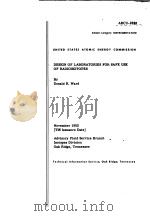 DESING OF LABORATORIES FOR SAFE USE OF RADIOISOTOPES     PDF电子版封面    DONALD R.WARD 