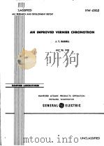 AN IMPROVED VERNIER CHRONOTRON     PDF电子版封面    J.T.RUSSELL 