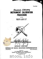 INSTRUMENT CALIBRATION PROCEDURE AG-24     PDF电子版封面     