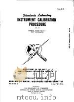 INSTRUMENT CALIBRATION PROCEDURE AG-14（ PDF版）