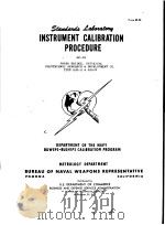 INSTRUMENT CALIBRATION PROCEDURE GP-03     PDF电子版封面     