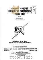 INSTRUMENT CALIBRATION PROCEDURE GD-01     PDF电子版封面     
