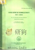 SWTTUS REPORT ON THERMOELECTRICITY PARL　Ⅱ-DEVICES     PDF电子版封面     