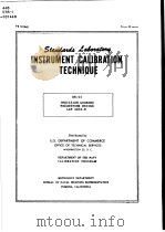INSTRUMENT CALIBRATION TECHNIQUE DR-01     PDF电子版封面     