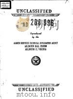 ARMED SERVICES TECHNICAL INFORMATION AGENCY ARLINGTON HALL STATION ARLINGTON 12 VIRGINEA AD 288 996     PDF电子版封面     