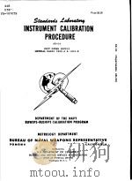 MEASUREMENT SYSETEM OPERATION PROCEDURE AH-04     PDF电子版封面     