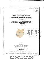NAVY CALIBRATION RPOGRAM INLTRUMENT CALIBRATION PROCEDURE GV-06     PDF电子版封面     
