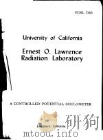 UNIVERSITY OF CALIFORNIA     PDF电子版封面     