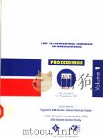 1997 21st INTERNATIONAL CONFERENCE ON MICROELECTRONICS PROCEEDINGS VOLUME 1（ PDF版）