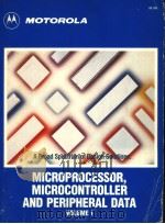 MOTOROLA MICROPROCESSOR MICROCONTROLLER AND PERIPHERAL DATA DL139 VOLUME 1（ PDF版）