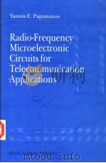 RADIO-FREQUENCY MICROELECTRONIC CIRCUITS FOR TELECOMMUNICATION APPLICATIONS（ PDF版）