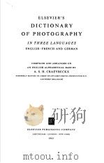 ELSEVIER'S DICTIONARY OF PHOTOGRAPHY（ PDF版）