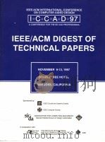 IEEE/ACM INTERNATIONAL CONFERENCE ON COMPUTER-AIDEDD DESIGN 1997     PDF电子版封面  0818682027   