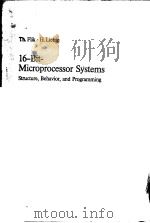 16-BIT-MICROPROCESSOR SYSTEMS     PDF电子版封面     