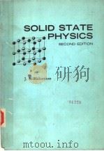 SOLID STATE PHYSICS SECOND EDITION     PDF电子版封面    J.S.BLAKEMORE 