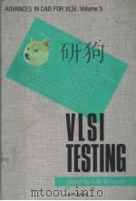 VLSI TESTING     PDF电子版封面  0444878955  T.W.WILLIAMS 