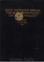 QUICK REFERENCE MANUAL FOR SILICON INTEGRATED CIRCUIT TECHNOLOGY（ PDF版）