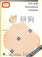 BOOK OF SEMI STANDARDS 1991 VOLUME 3 MATERIALS DIVISION     PDF电子版封面     