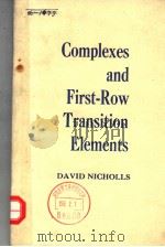 COMPLEXES AND FIRST-ROW TRANSITION ELEMENTS（ PDF版）