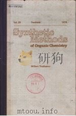 SYNTHETIC METHODS OF ORGANIC CHMEISTRY  VOLUME 29 YEARBOOK 1975     PDF电子版封面  3805520956   