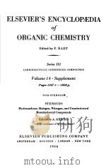 ELSEVIER‘S ENCYCLOPEDIA OF ORGANIC CHEMISTRY·SERIES Ⅲ CARBOISOCYCLIC CONDENSED COMPOUNDS  VOL.14-补编3（ PDF版）